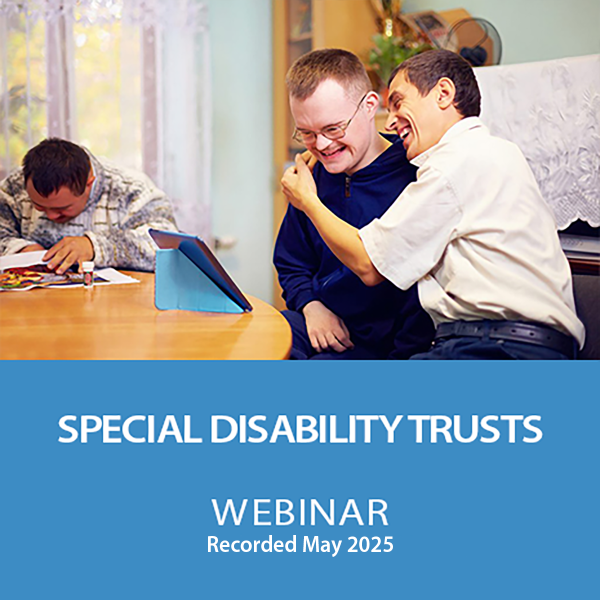 Special Disability Trusts